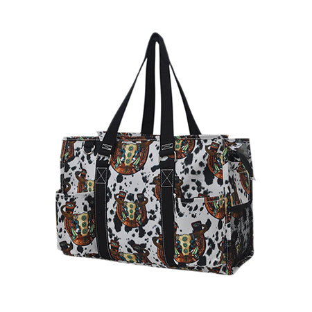 Zippered Caddy Organizer Tote Bag