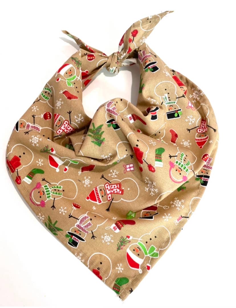 Christmas Pet Bandanas - assorted patterns: Large