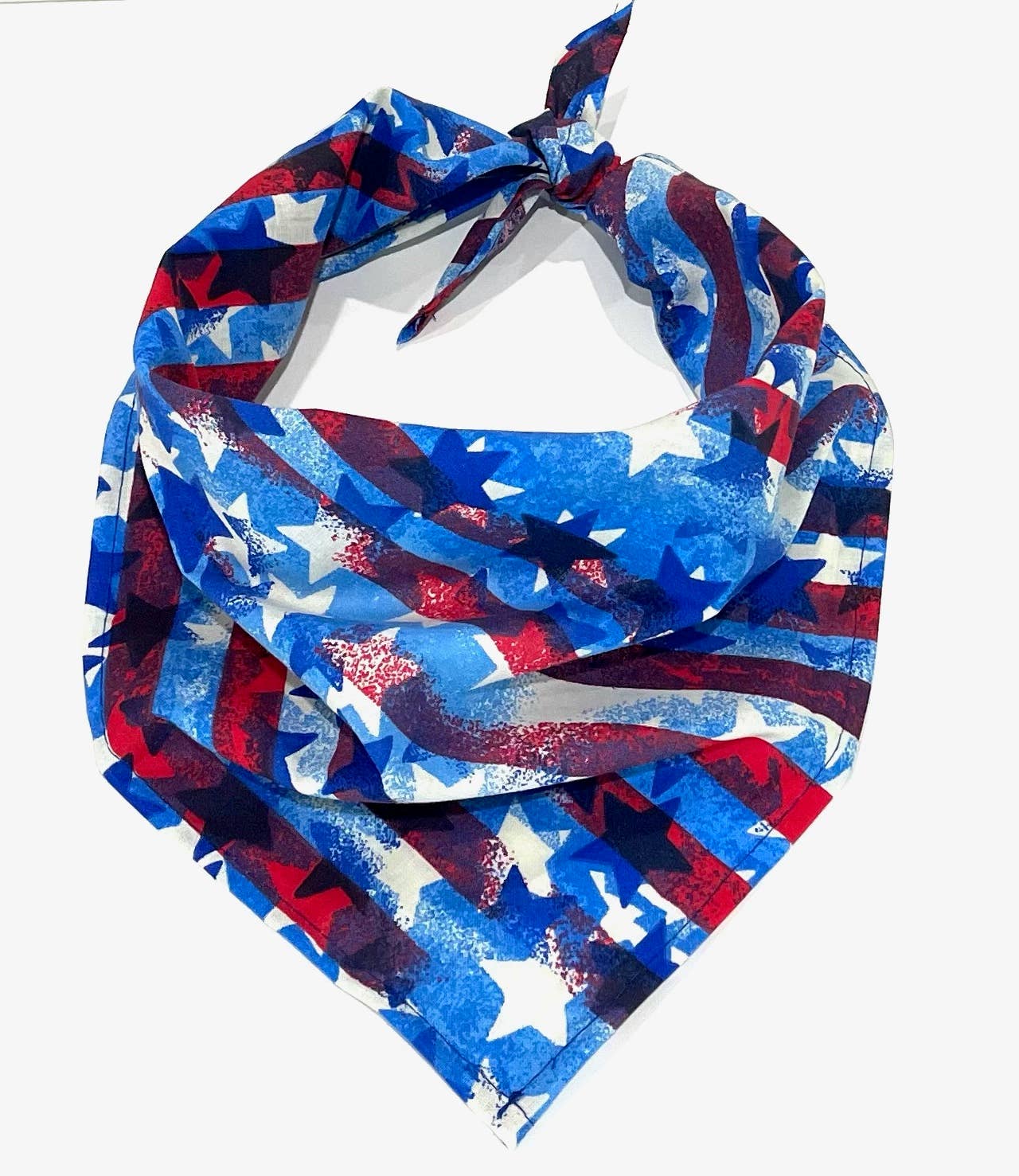 Americana style Pet Bandanas - assorted patterns: Medium