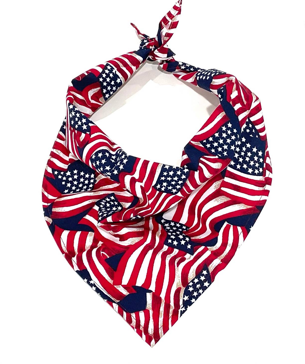 Americana style Pet Bandanas - assorted patterns: Medium