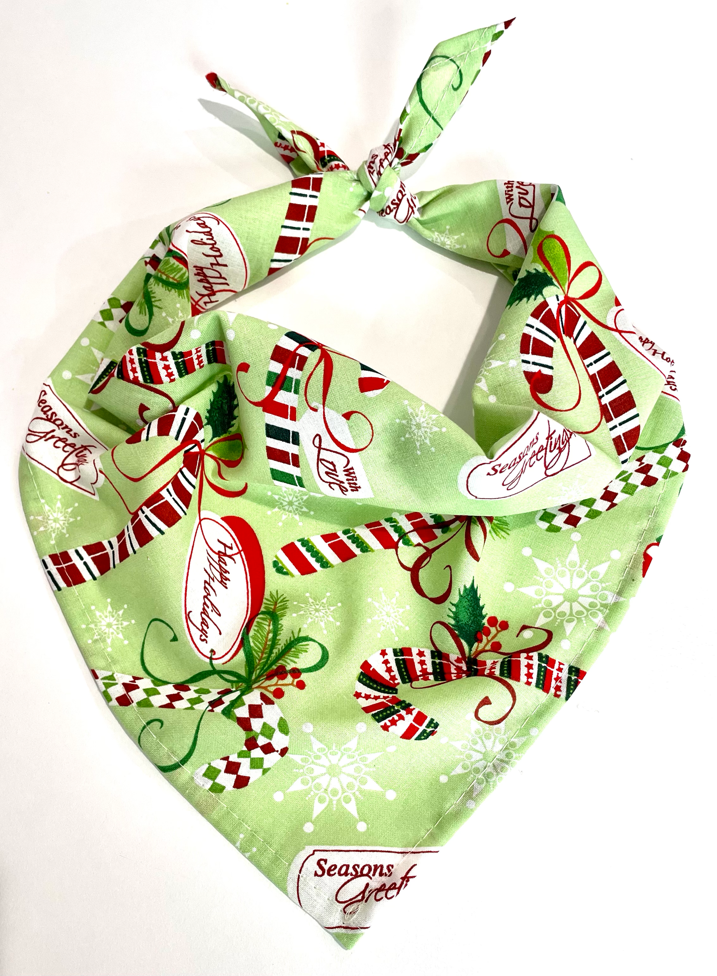 Christmas Pet Bandanas - assorted patterns: Large