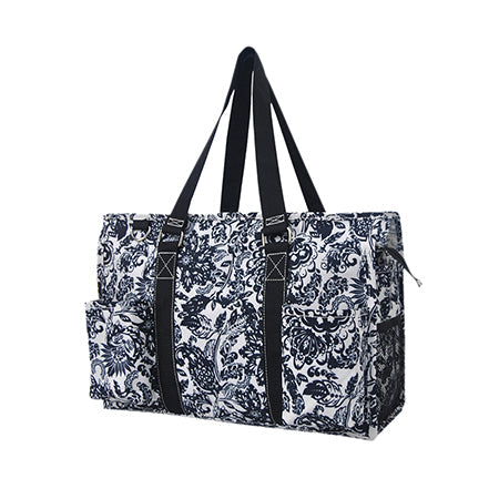 Zippered Caddy Organizer Tote Bag