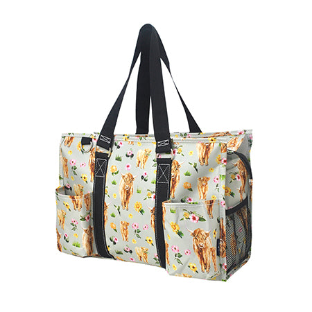 Zippered Caddy Organizer Tote Bag