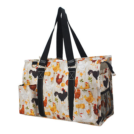 Zippered Caddy Organizer Tote Bag