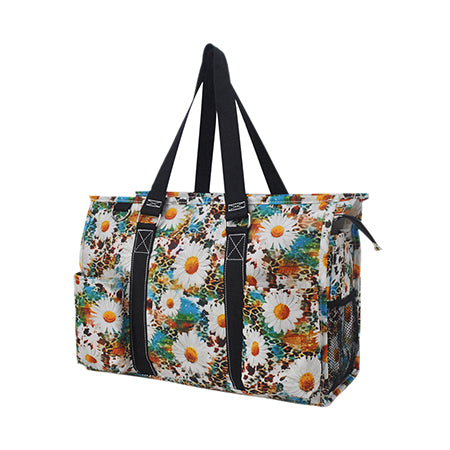 Zippered Caddy Organizer Tote Bag