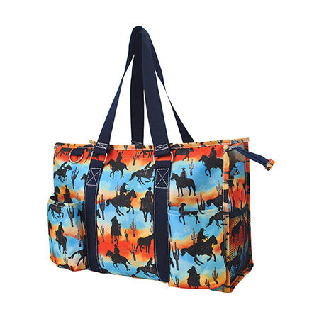 Zippered Caddy Organizer Tote Bag