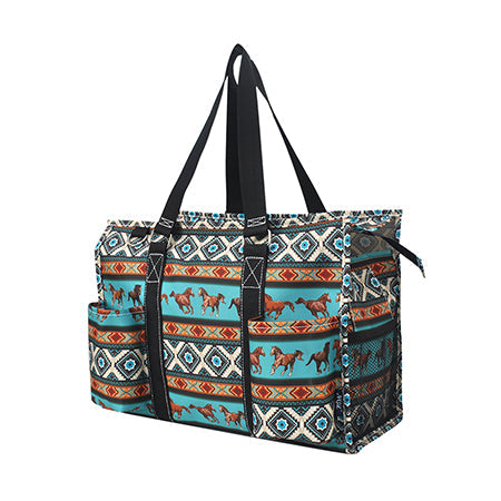 Zippered Caddy Organizer Tote Bag