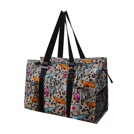 Zippered Caddy Organizer Tote Bag