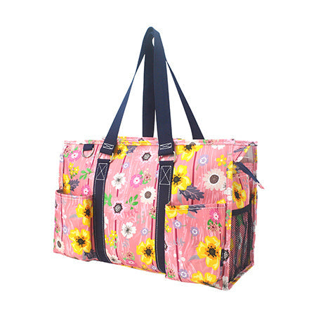 Zippered Caddy Organizer Tote Bag