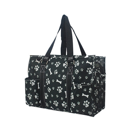 Zippered Caddy Organizer Tote Bag