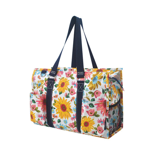 Zippered Caddy Organizer Tote Bag