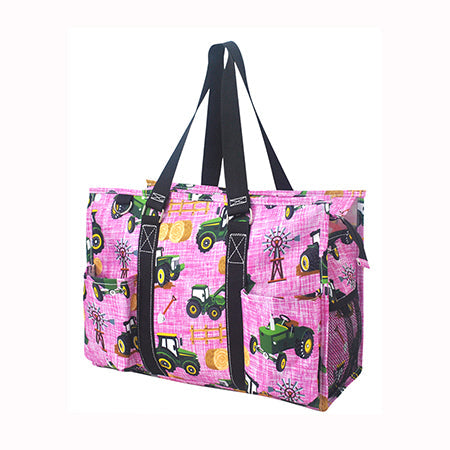 Zippered Caddy Organizer Tote Bag