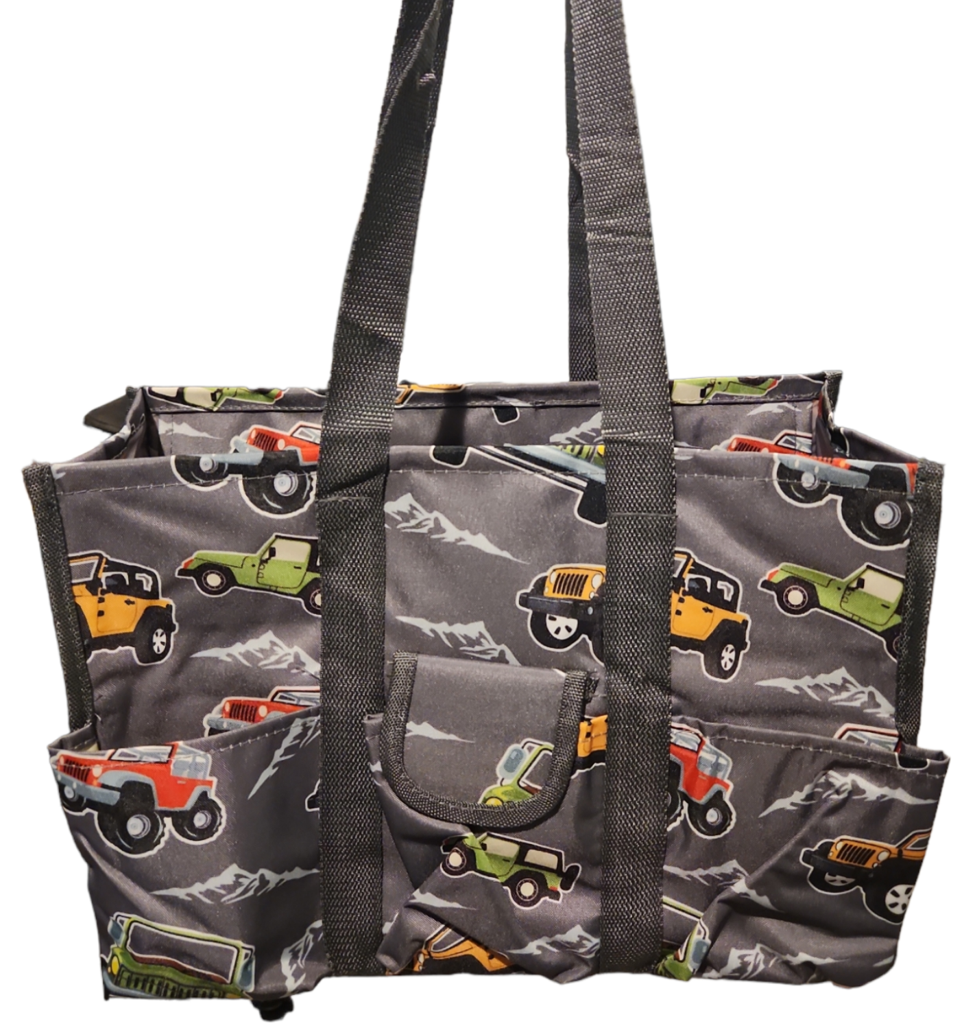 Zippered Caddy Organizer Tote Bag